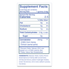 Supplement facts label for a gummy with CBD content