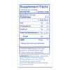 Supplement facts label for New World Wellness CBD gummy