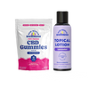 Green Tea CBD Gummies + CBD Lotion Bundle