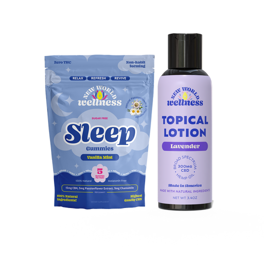 Sleep Gummies + CBD Lotion Bundle