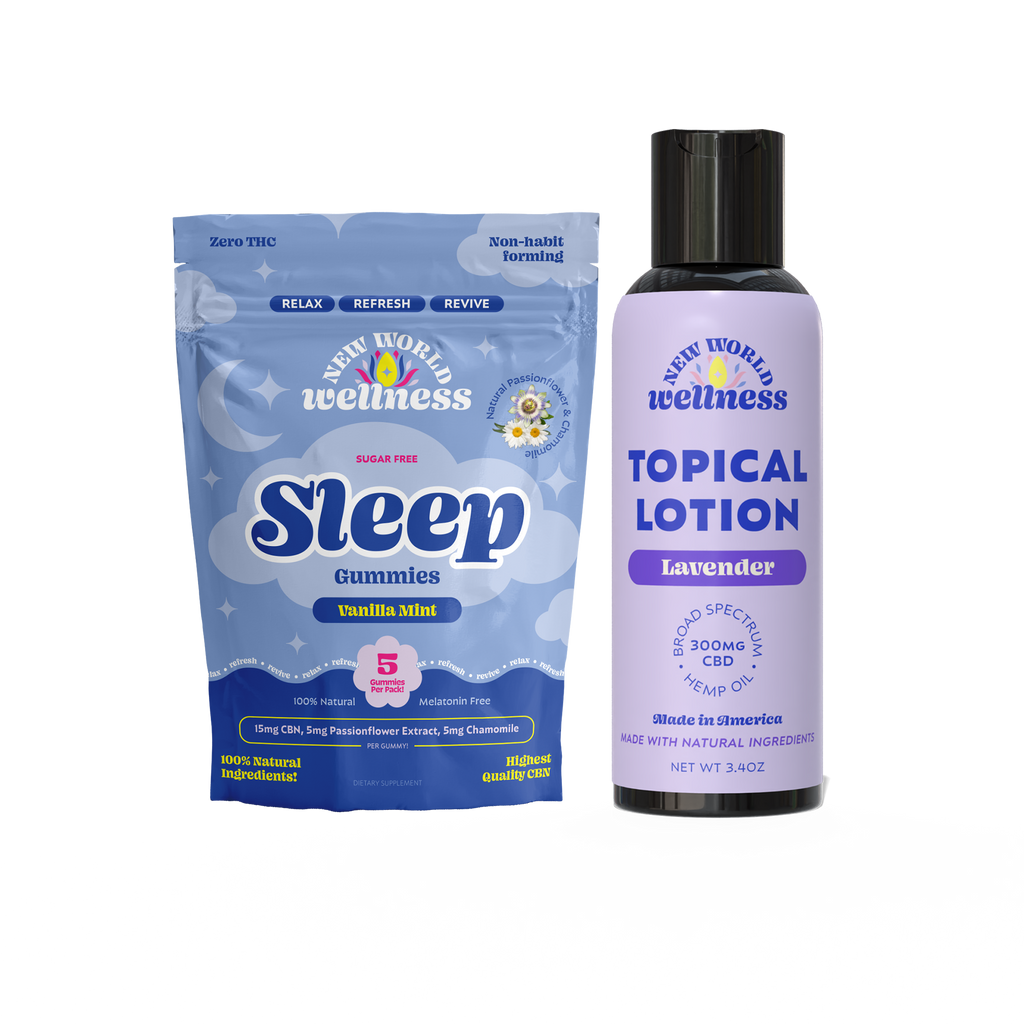 Sleep Gummies + CBD Lotion Bundle
