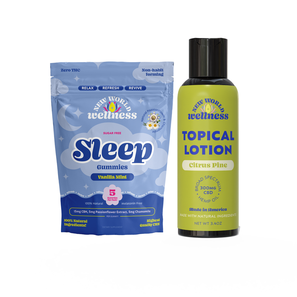 Sleep Gummies + CBD Lotion Bundle