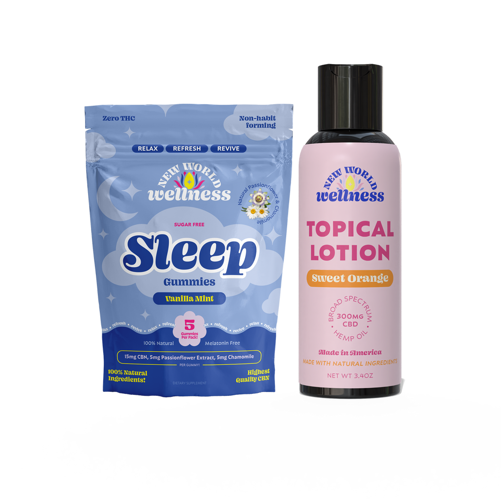 Sleep Gummies + CBD Lotion Bundle
