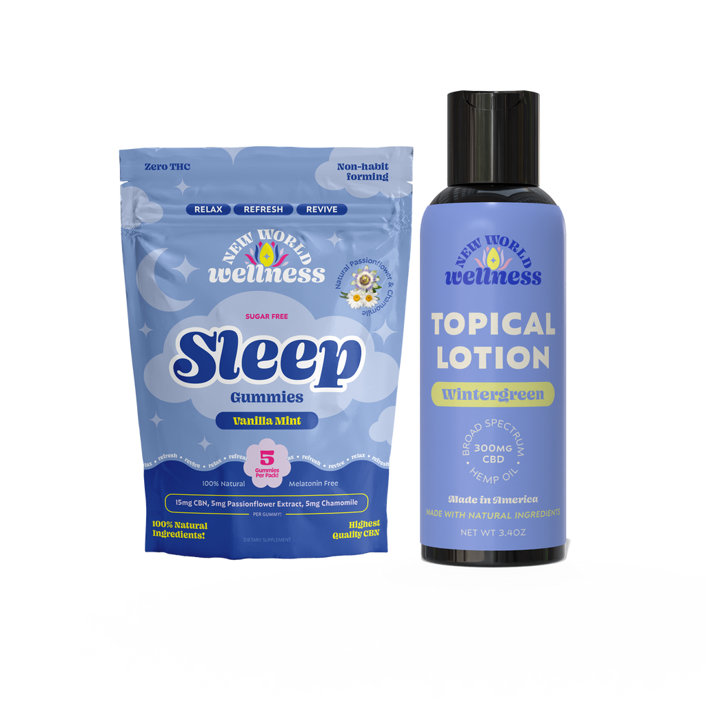 Sleep Gummies + CBD Lotion Bundle